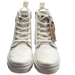 PALLADIUM x Free People Pallabase Twill Sneaker Boots Star White Women’s Size 8